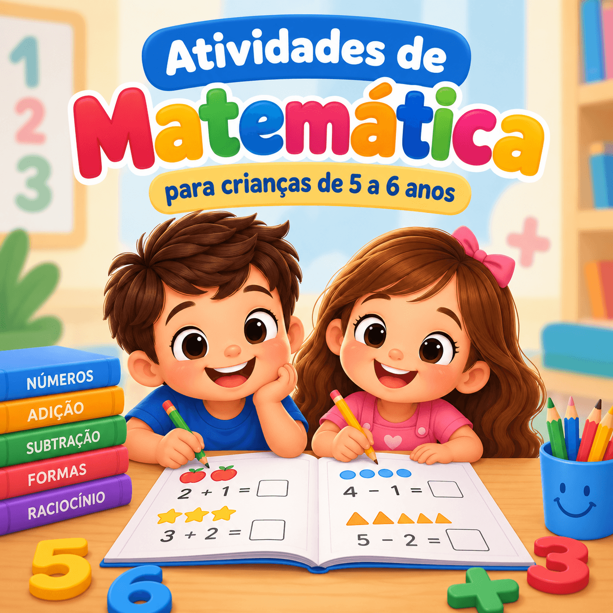 Capa do Atividades de Matemática
