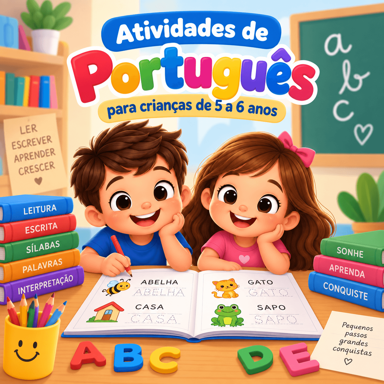 Capa do Atividades de Português